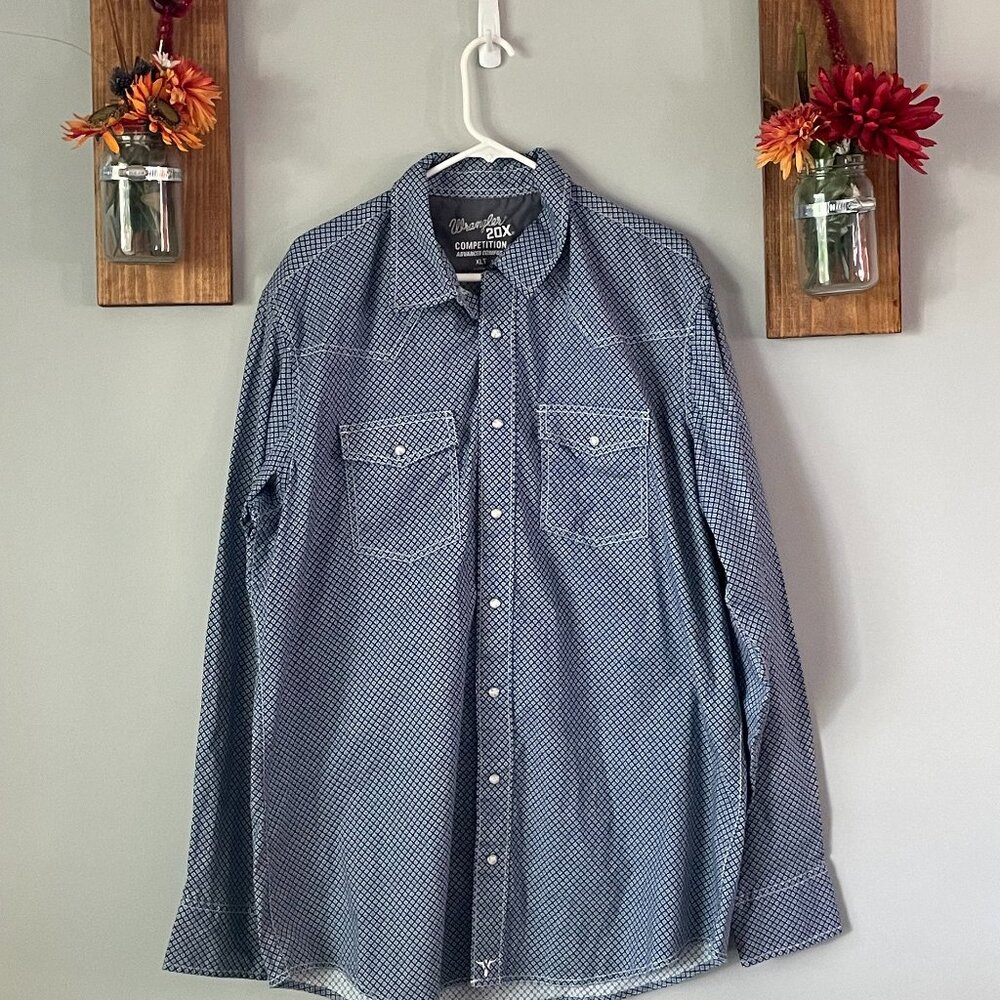 Wrangler Mens 20X COMPETION XLT Blue